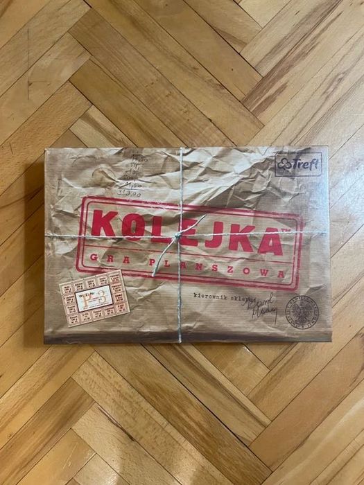 Gra edukacyjna planszowa Kolejka Trefl