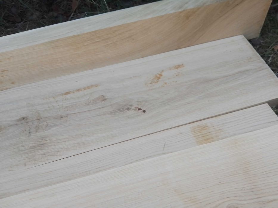 Dębowa deska 90 cm x 14 cm x 4,5 cm  - heblowana