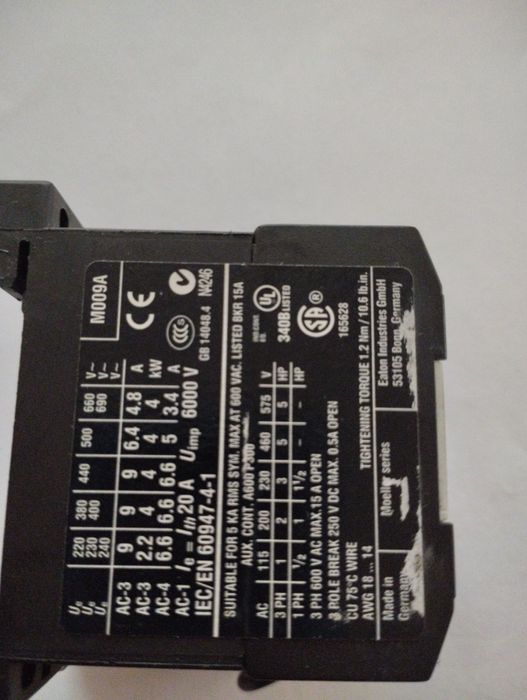 Stycznik mocy Eaton DIL EM-10