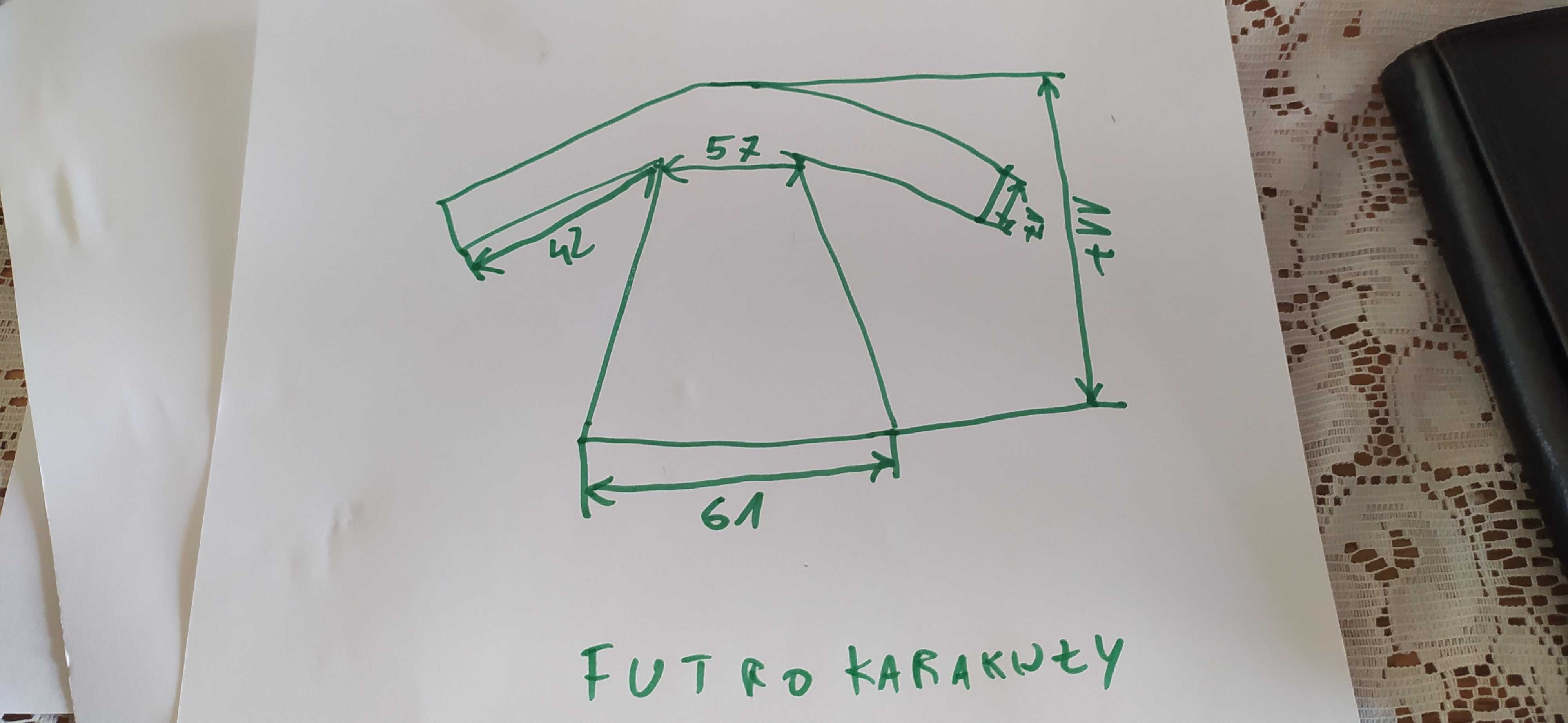 Futro Damskie Karakuły naturalne korzuch