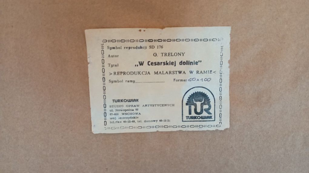 Obraz reprodukcja  W Carskiej dolinie
