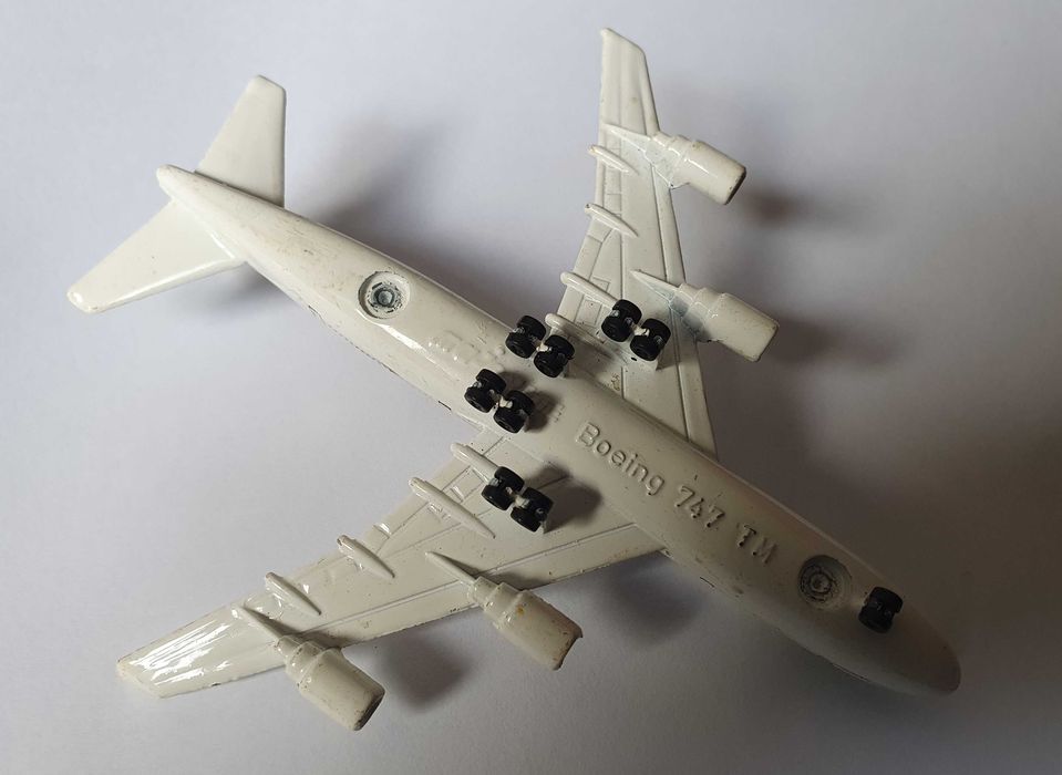 Majorette - Avião Boeing 747 - Air France - vintage - Anos 80