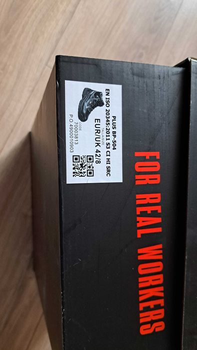 Buty robocze ze skóry. Nowe, rozmiar 42