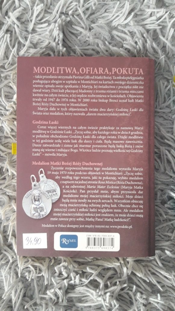 3 Książki o Matce Bożej Róża Duchowna  Mistyczne Miasto Boże