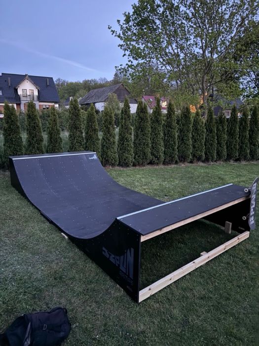 Minirampa H80 x 240 cm x 520 cm domowy skatepark