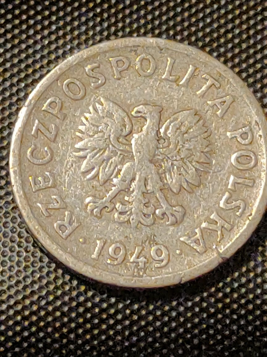 Moneta 10 groszy z 1949