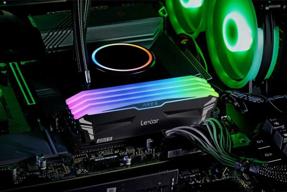 Pamięć Lexar Ares RGB, DDR5, 32 GB, 7200MHz, CL34