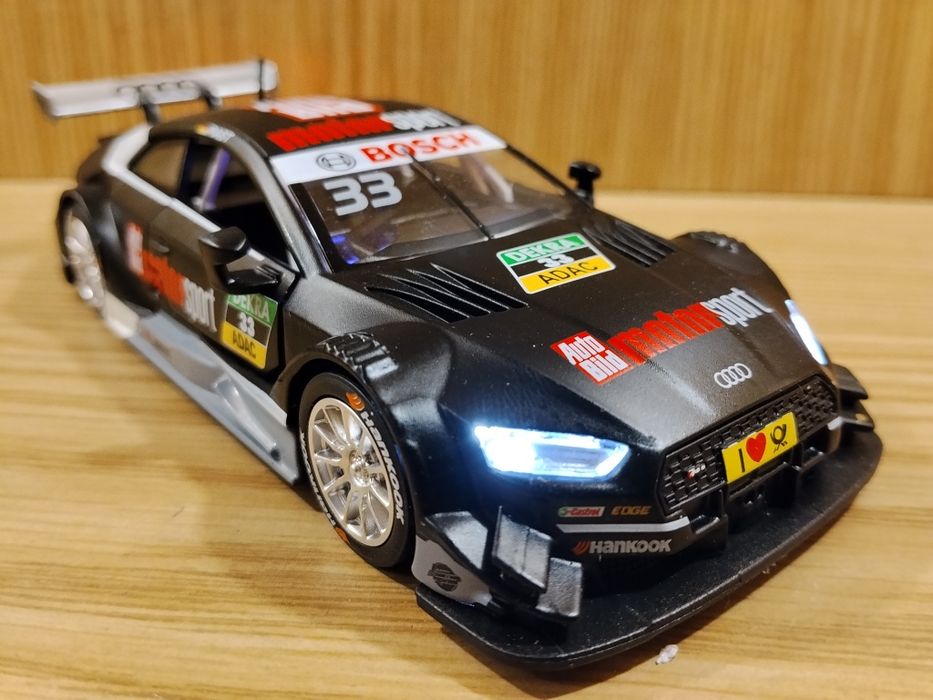 Модель AUDI RS 5 DTM 1:32 Автопром металл свет звук инерция Ауди