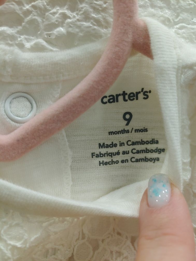 Carters платье боди с болеро,сукня