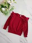 Sweter 116 Bordowy sweterek
