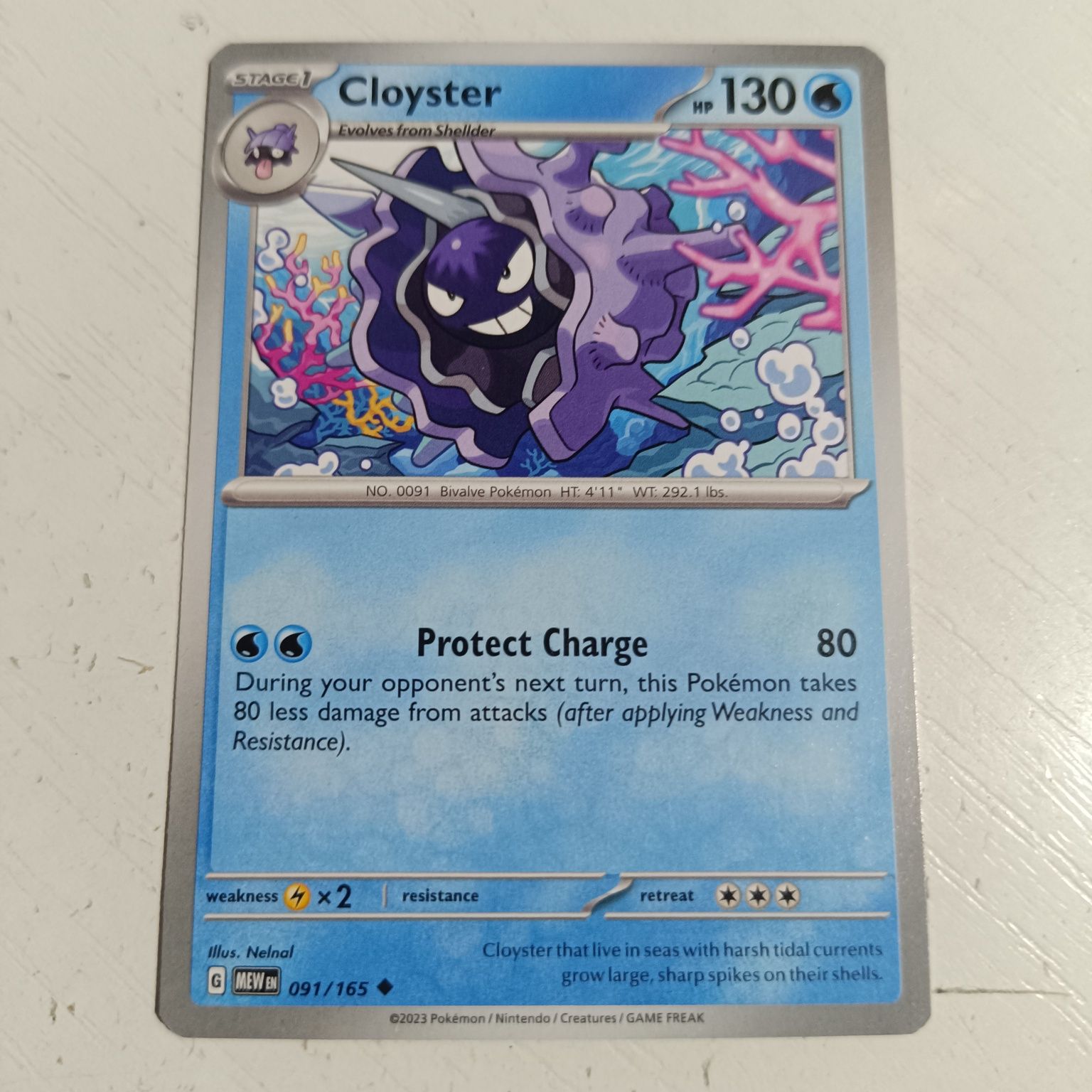 Karty Pokemon Cloyster