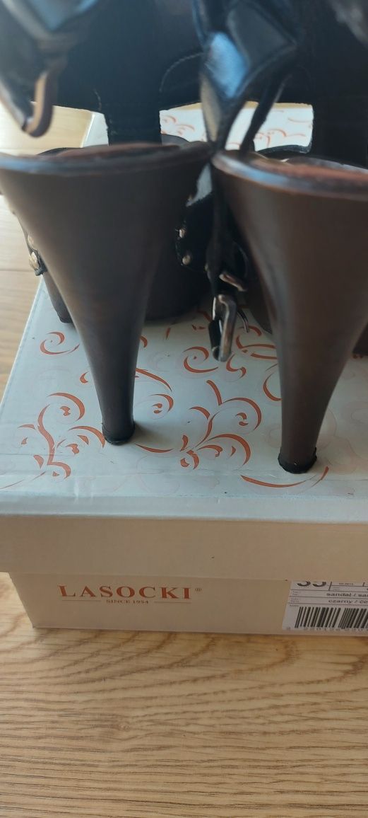 Sandały skórzane Lasocki