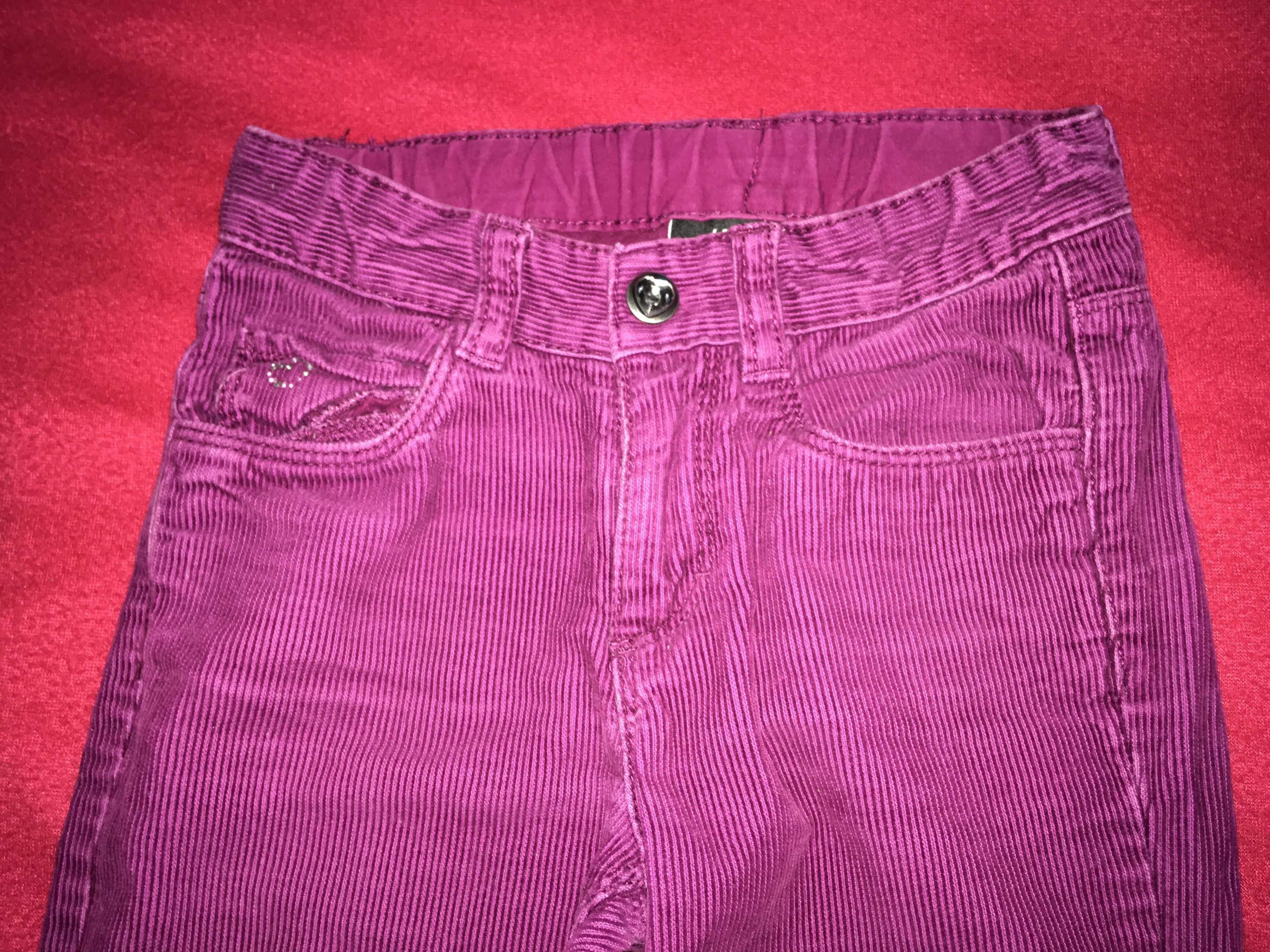 2 x spodnie 4-5 lat ( 110) jesień- zima H&m, Next- zestaw,komplet
