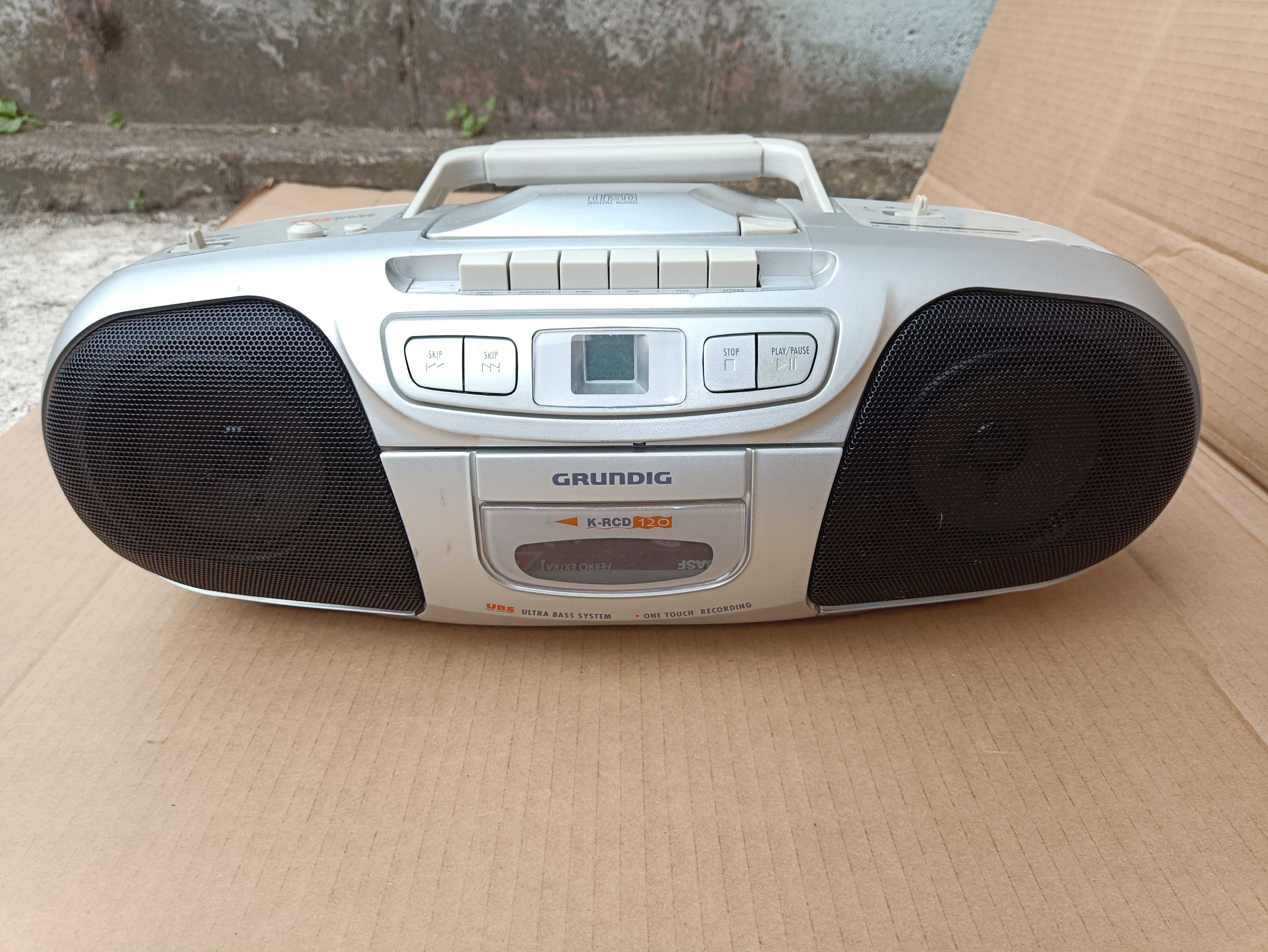 stary radiomagnetofon radioodtwarzacz GRUNDIG K-RCD 120