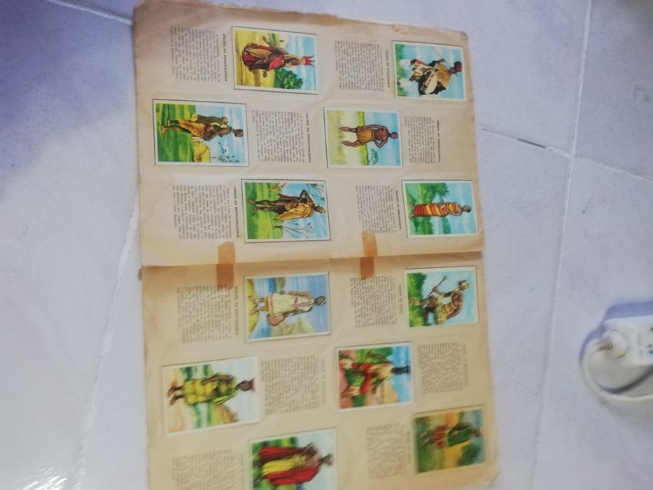 Cadernetas de cromos antigas