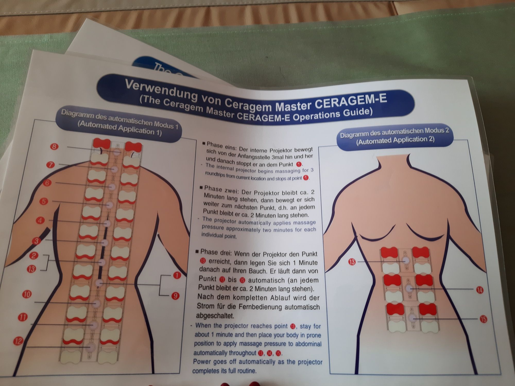 Łóżko do masażu Ceragem