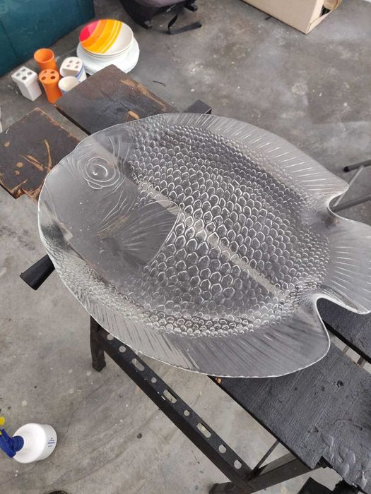 Prato em forma de peixe