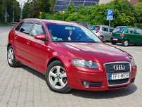 Audi A3 SPORTBACK * 2.0i 16V 150KM * Sprawna KLIMA * Aluski * Duży Grill 2006r