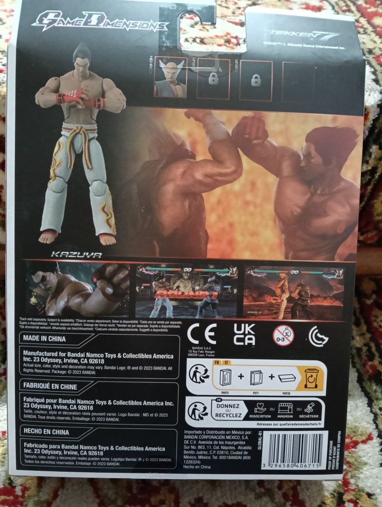 Boneco Tekken 7 kazuya