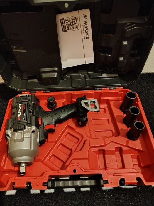 Parkside Performance klucz udarowy 20V nowy z paragonem walizka