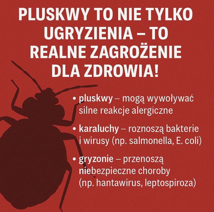 SKUTECZNE zwalczanie pluskwy, prusaki, osy - DEZYNSEKCJA ODPLUSKWIANIE