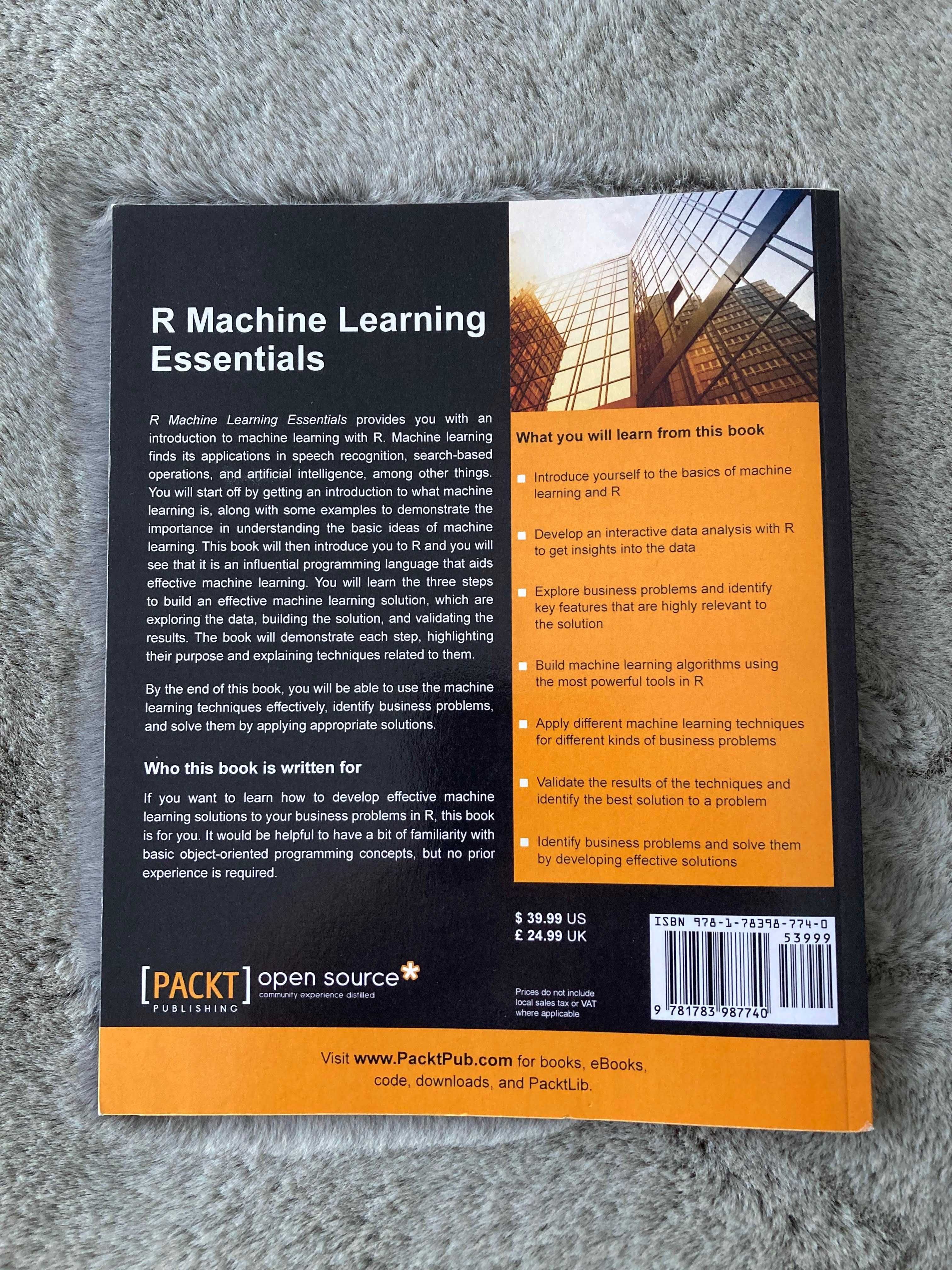 R Machine Learning Essentials.  Michele Usuelli