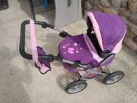 Wózek dla lalki gondola fioletowy