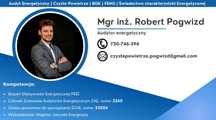 Audyt energetyczny | CZYSTE POWIETRZE | Świadectwo ŚCHE