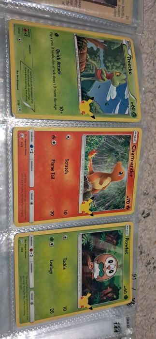 Cartas pokémon 25 aniversário mcdonalds