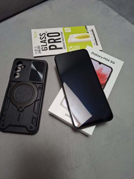 Samsung  M34  5G + etui i szkło