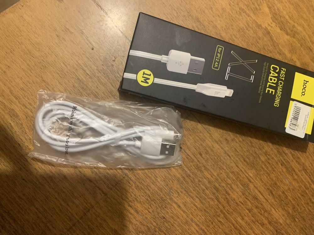 Кабель USB Hoco X1 Rapid Charging Cable Type-C 1M White