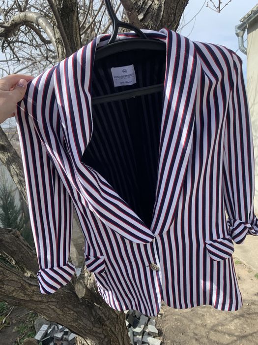 Крутий піджак в смужку m-l