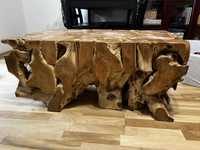 Unikatowy stolik drewniany Teak