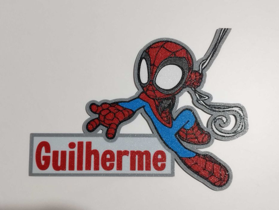 Placa do homem aranha