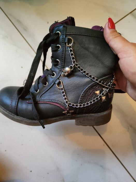 Buty dziewczęce za kostkę