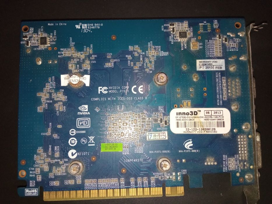 Видеокарта gt630 1gb