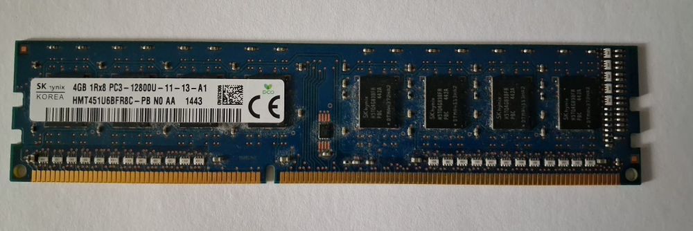 DDR 3 RAM 4 GB 12800 DIMM