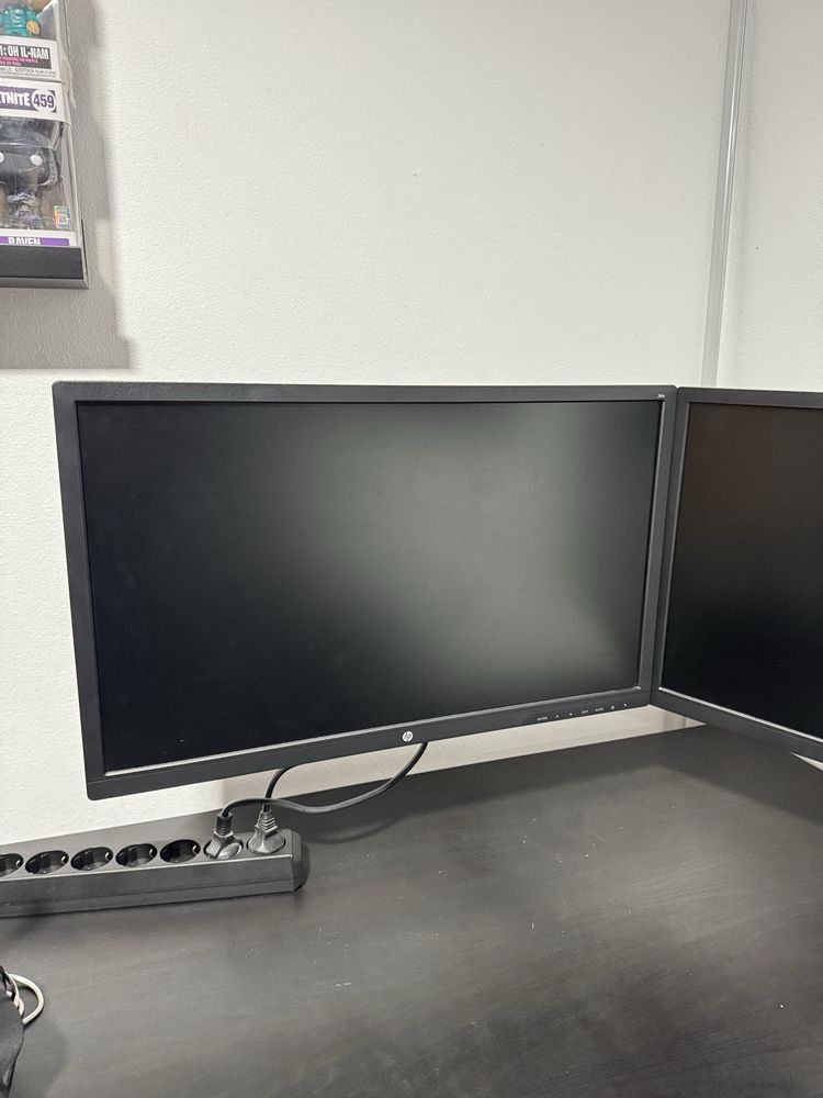2 monitores hp 24’