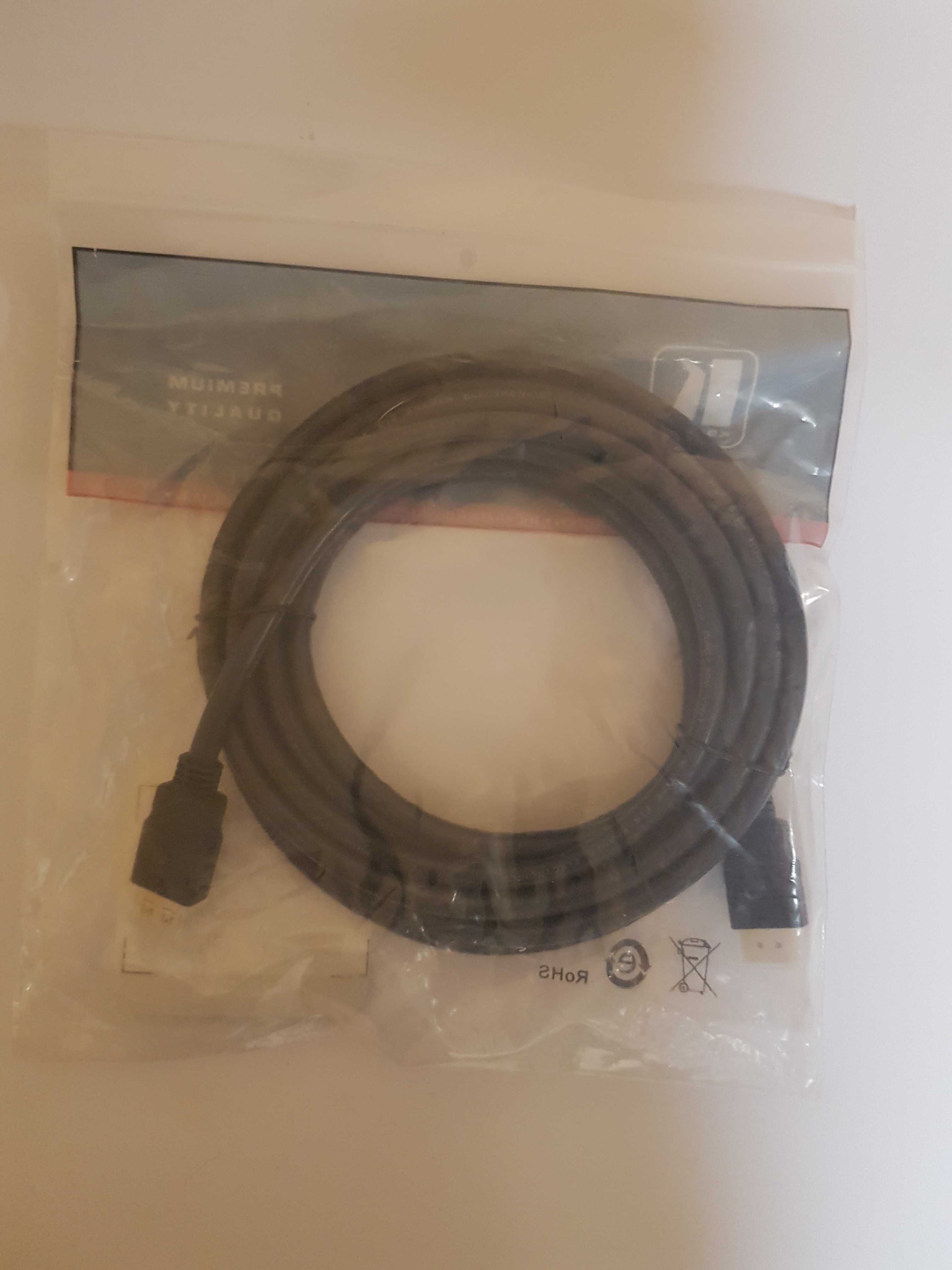 !NOWY! Kabel HDMI 5m (4,6m) profesjonalny KRAMER M-M high Speed