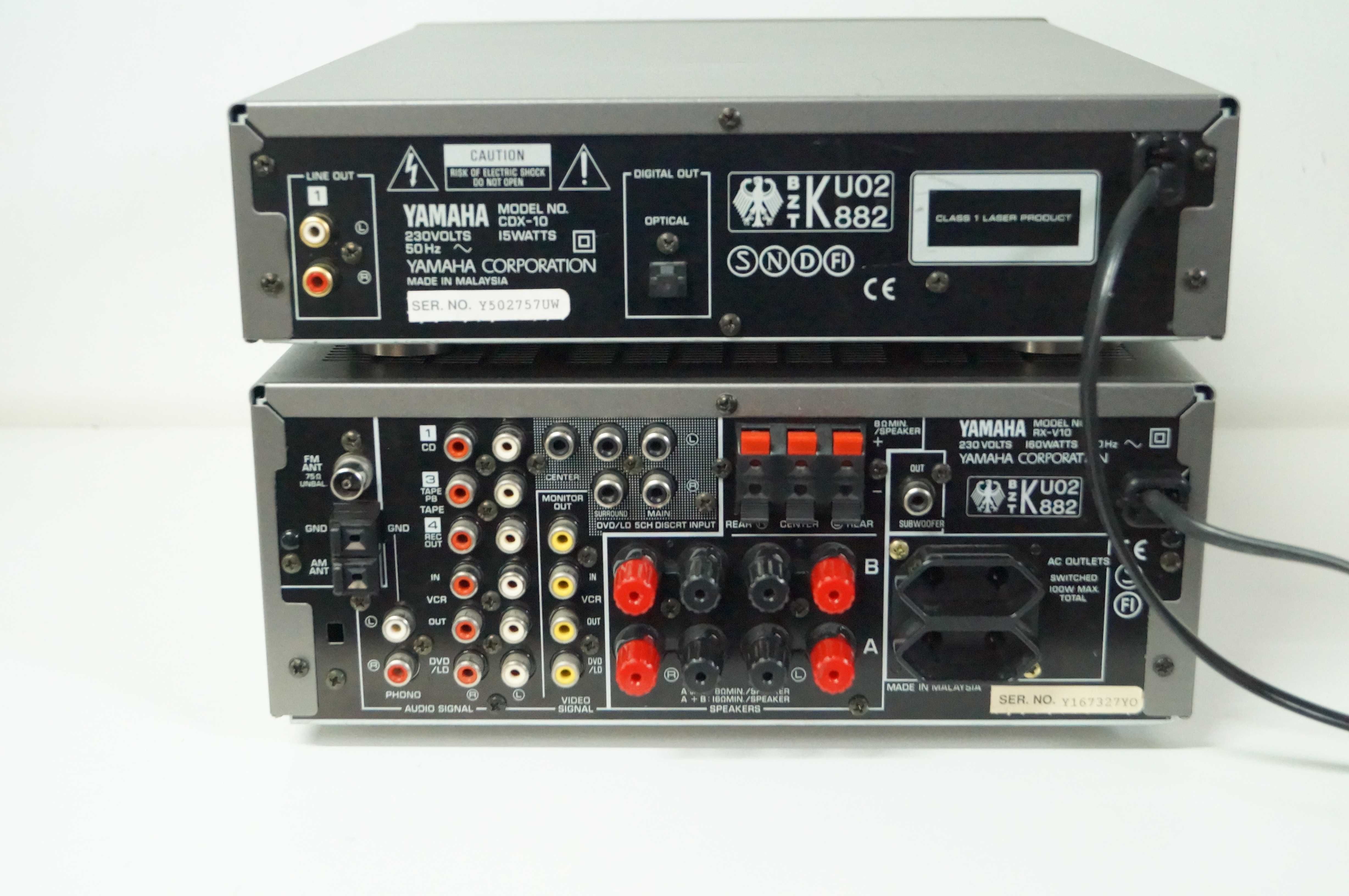 Amplituner Yamaha RX-V10 + CDX-10 + pilot