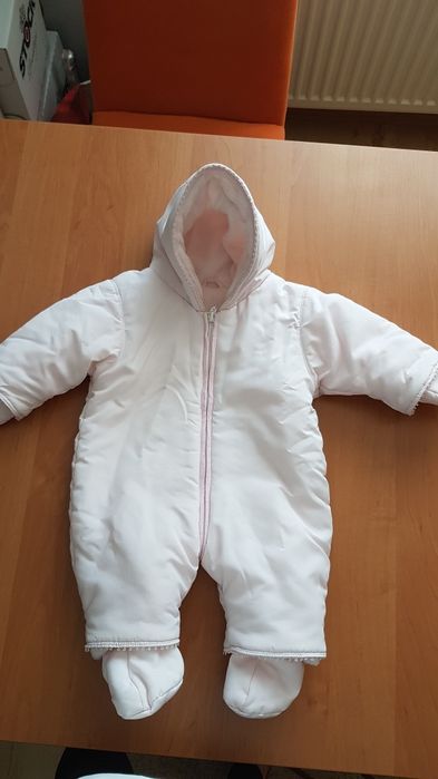 Kombinezon zimowy niemowlęcy różowy