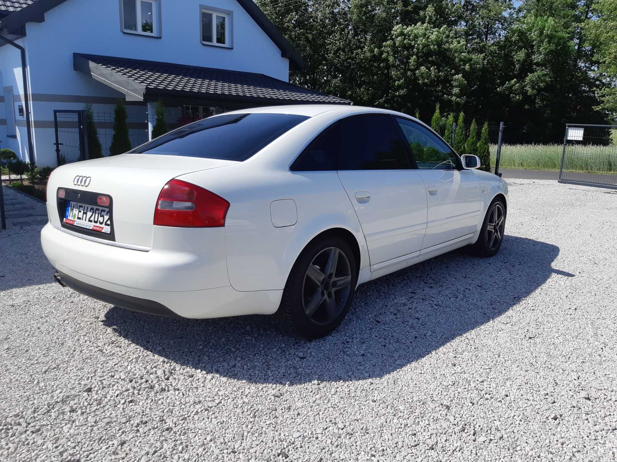 Audi A6 C5 Lift 2,4 V6 Manual Biała  Sedan Opłacona Zamiana Klima Alu