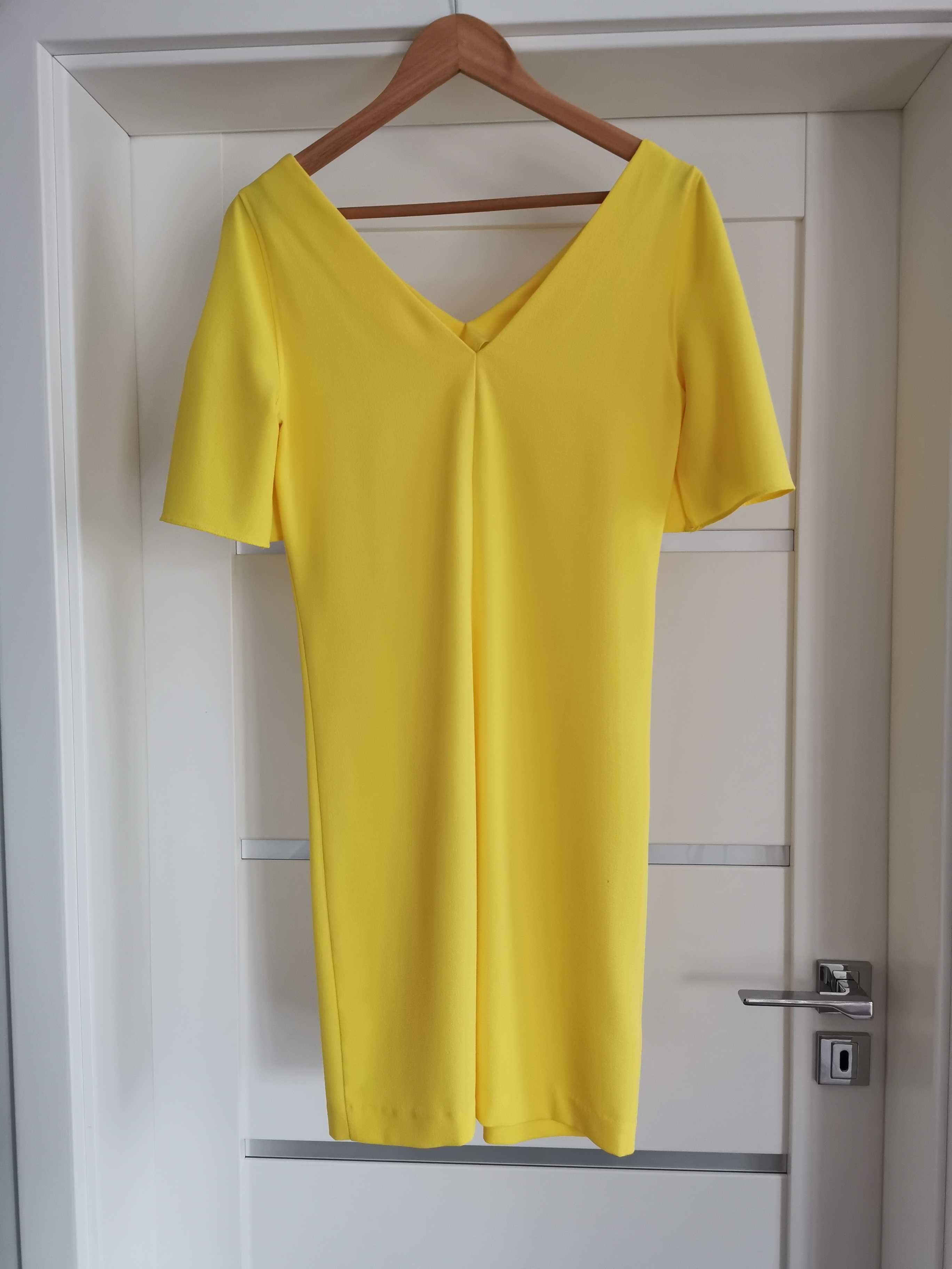 Sukienka Żółta Promod