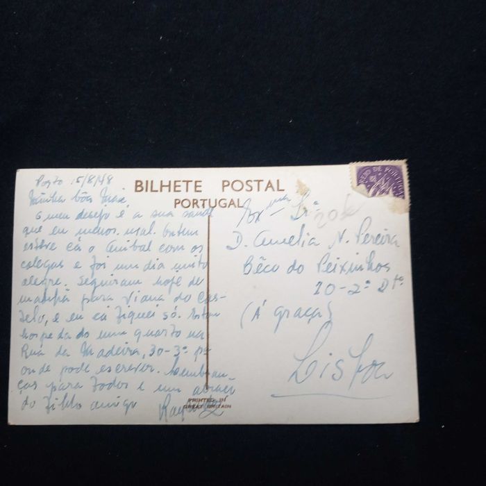 Postal ilustrado do Porto