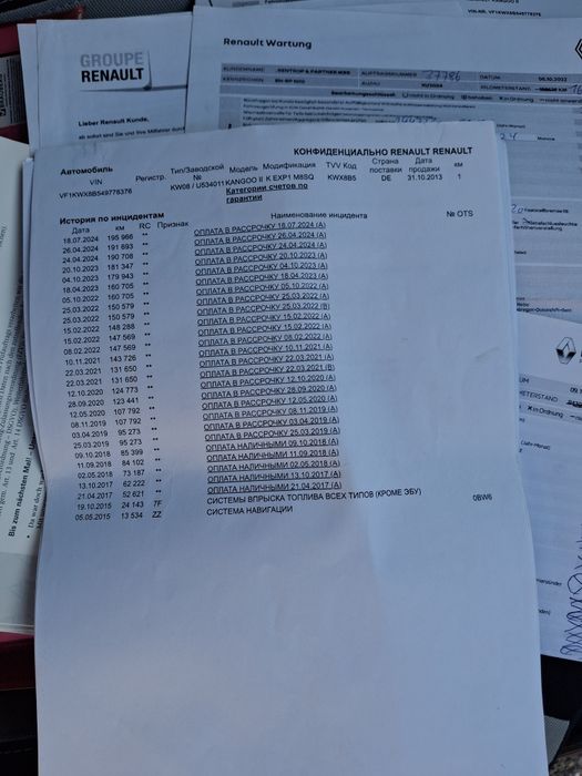 Рено  Кенго 2  Пасажир