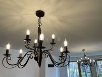 Żyrandol LINDBY CALEB 9-pkt. z żarówkami