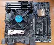 Zestaw komputerowy intel core i5 + Asus b150m plus D3 + 4x4gb tam ddr3