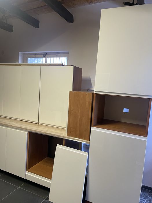 Meble kuchenne biały połysk , dowoz