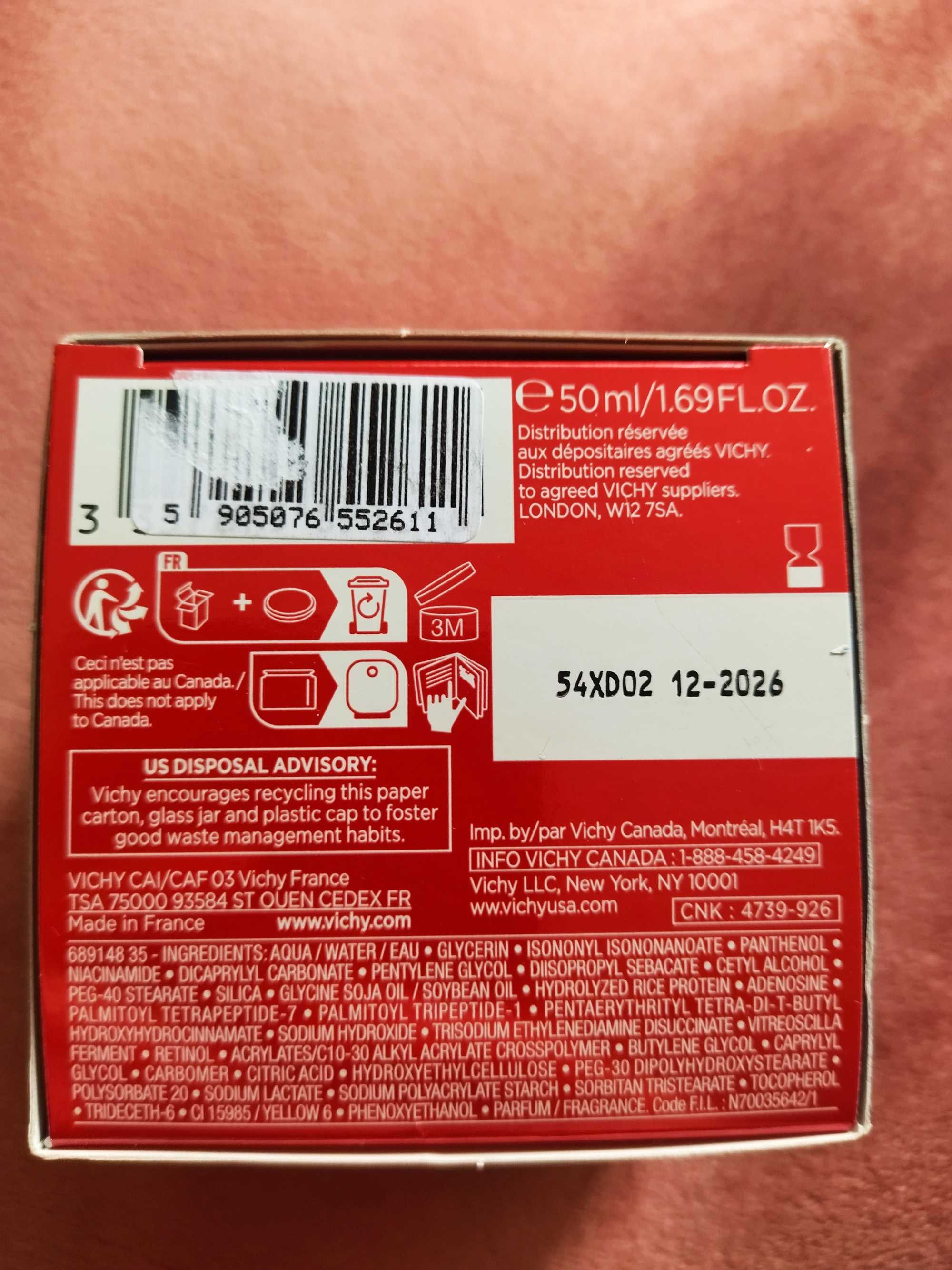 Krem na noc VICHY Liftactiv B3 z retinolem