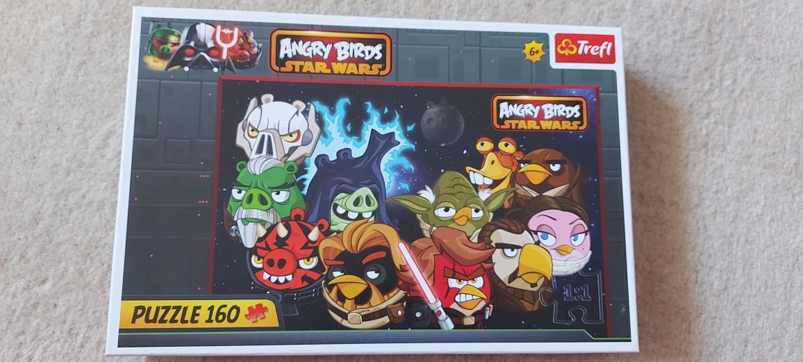 Zestaw puzzli dla chłopca Angry Birds, Ben10. Tom i Jerry